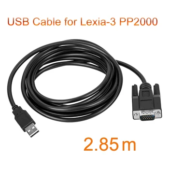 2.85 m OBD 2 Konektor USB Kábel Podpora Pre PEUGEOT, CITROEN LEXIA 3 PP2000 OBD2 Konektor Kábla Diagnostika Doprava Zadarmo