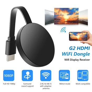 2.4 G 4K Bezdrôtový WiFi Zrkadlenie Kábel kompatibilný s HDMI Adaptér 1080P Displej Dongle Pre Samsung Xiao Huawei Android Telefónu K TV