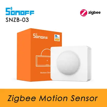 SONOFF SNZB 03 Zigbee Snímač Pohybu Ľudského Tela Senzor, Zigbee PIR Senzor, Práca s SONOFF Zigbee Most, Smart Home Security