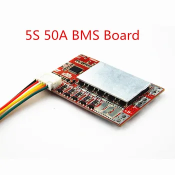 5S 50A BMS Doska/ 55A 3,7 V Lítiové batérie, ochrana doska/3.2 V železa vápenatý/LiFePO4 batérie BMS doska s Rovnováhu
