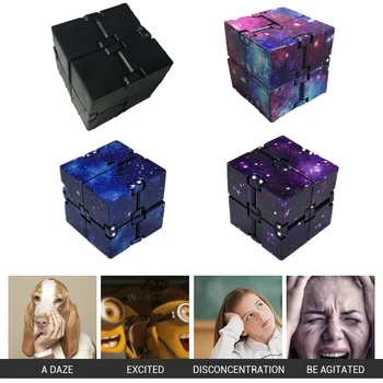 Mini Infinity Bloky Kociek Hračky Pre Dospelých Relaxačná Nekonečno Rýchlosť Kocka Neobmedzený Deti Magic Cube Odbúranie Stresu Kocky, Hračky Autizmus