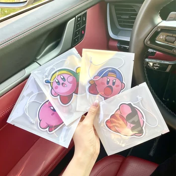 Kawaii Anime Kirbyes Aromaterapia Auto Parfum Difúzne Otvorená Vôňa Parfumu, Lockets Prívesky Auto Príslušenstvo Narodeniny, Darčeky, Hračky