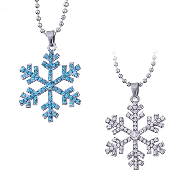 Snowflake Kúzlo Bule Snowflower Náhrdelník Snow Flower Prívesok Šperky Pre Priateľa Vianočné Darčeky, Šperky