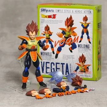 SHF Dragon Ball Vegeta / Super Saiyan Son Goku Klon Ver Ultimate Akcie Obrázok Hračky Zber Model