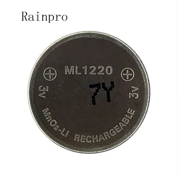 Rainpro 1PCS/VEĽA 3v Li-ion batéria ml1220 1220 nabíjateľná Batéria 3V okrúhlu batériu