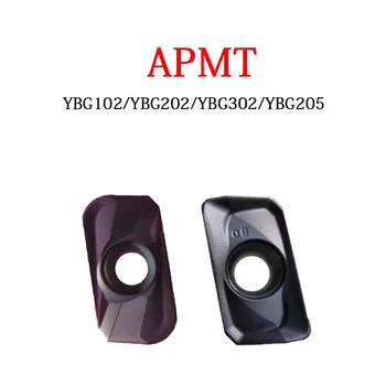 APMT APMT1135 YBG102 APMT160408PDER YBG202 APMT160416PDER-DR YBG205 YBG202 CNC Rezacie Nástroje Na Sústruženie Vložky Vysokej Kvality