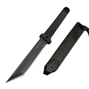 ToughKeng Vrecku Malá Čierna Titan Nôž Multifunkčné Tanto Nástroj Pevnou Čepeľou Noža Zberateľské Darček