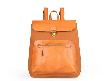 Originálne kožené plátno batoh vonkajšie bežné batoh handbamde tašky vysokej kvality