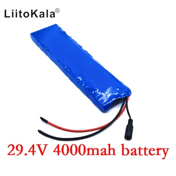 HK LiitoKala 24V 4Ah 7S2P 18650 Batéria li-ion batéria 29.4 v 4000mah elektrické požičovňa motoriek /elektrické nemusia zahŕňať nabíjačky