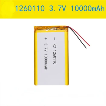 1260110 Polymer Lithium Batéria, 3,7 V 10000mah Mobile Výkon Zdravotníckeho Zariadenia, Digitálne Nabíjateľná Batéria