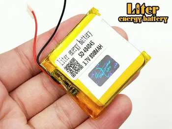 Nabíjateľná Li-ion Bunky 3,7 V polymer lithium batéria 404045 044045 800mah S PCB Pre MP3 MP4 MP5 GPS Power Bank DVD Kamery