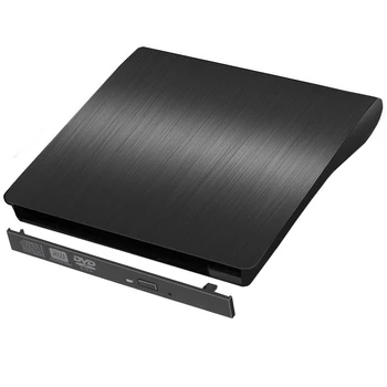 Slim USB3.0 SATA Externý DVD Kryt Pevný Plastový kufrík Pre Notebook Notebook 9.0/9.5/12.7 mm CD-ROM Bez Optickej Jednotky