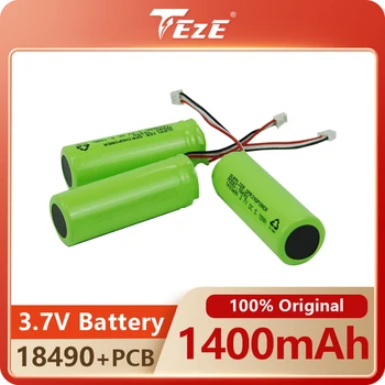 NOVÉ A+ 3,7 V 1400mAh 18490 batérie nabíjateľná lítium-iónová batéria s PCB a NTC baterias reargables bicicletad ZH1.5-3P UROB SI SÁM
