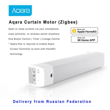 Aqara Smart Záves Motora Inteligentné Zigbee Wifi Pre xiao Smart Home Zariadenie, Bezdrôtové Diaľkové Ovládanie Cez Môj Domov APP