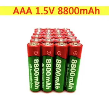 4/8/12/16/20PCS 1,5 V AAA nabíjateľné batérie 8800mAh AAA 1,5 V Nové Alkalické Dobíjacie batérie led svetlo hračka MP3 dlhú životnosť