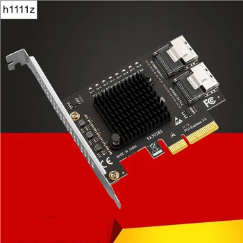 NOVÉ na Mini PCIe SAS 8087 8 Port 6Gbps SATA 3.0 SSD Adaptéra PCI-E slot karty PCI Express X4 Radič Rozširujúca Karta Podstavec pre Chia Ťažba