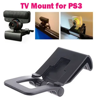Nastaviteľné TV Klip Stenu Mount Držiak na Stojan Pre Sony Playstation 3 pre PS3 Move Controller Oko Kamery