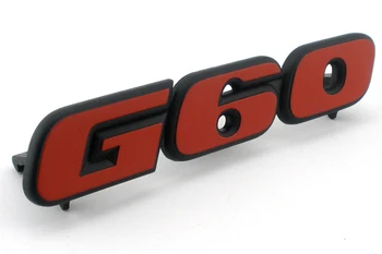 Červená Passat Corrado Nálepky Golf 2 Golf 3 35i logo Odznak G60 Písmom Motora Logo, Znak G60 Grilovacia mriežka Auto Znak