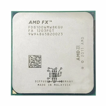 AMD FX-Series FX 8100 2.8 GHz Osem-Core CPU Procesor FD8100WMW8KGU Socket AM3+