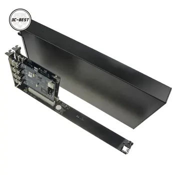 PCIe PCI-E Dual 16x PCI Slot Adaptér Rozširujúca Karta s Krytu Box Vhodné pre Dlhé Veľkosť Plnej Veľkosti Karty
