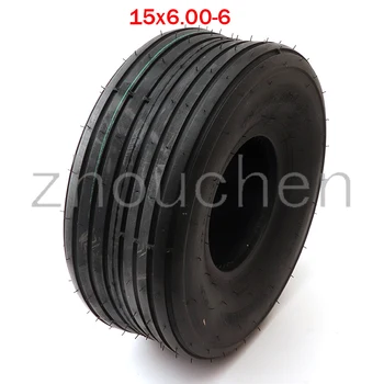15x6.00-6 palcový bezdušové pneumatiky tubeless na Harley elektrický skúter pneumatiky