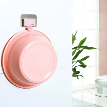 Žiadne stopové umývadlo kúpeľňa nástenné umývadlo rám na stenu háčik na zavesenie skladovanie háčik 12.2*7.2 CM