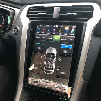 8G+128G 12.1 Palce Tesla Štýl Dotykovým displejom Pre Ford Mondeo Fusion MK5 Android autorádia Multimediálne Video Prehrávač, GPS Navigátor