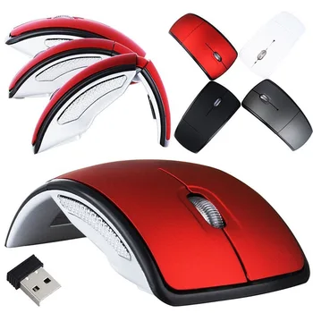 2.4 G Bezdrôtová Skladacie Myši Bezdrôtové Myši USB Skladacia Prijímače Hry Počítača, Notebooku, Príslušenstva