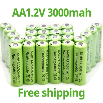 2022 nové 1.2 V 3000mAh Ni MH AA nabíjateľné batérie nabíjateľné Ni MH AA nabíjateľné hračka mikrofón