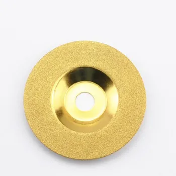 1pc 100mm Gold Diamond Pílové Kotúče Disk Sklokeramická Rezné Koliesko Pre uhlovú Brúsku na Brúsenie Poshing náradie Časti