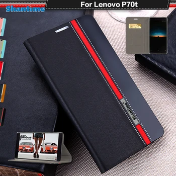 Kniha Prípade Lenovo P70 Luxusné PU Kožené Peňaženky Flip Cover Pre Lenovo P70-t Kremíka Mäkké Zadný Kryt