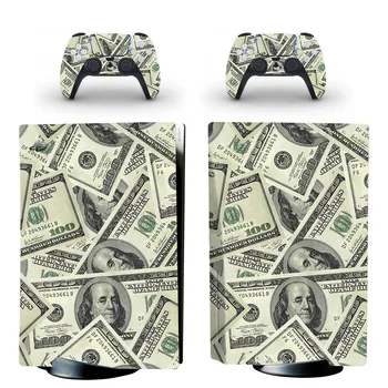 AMERICKÝ Dolár PS5 Disk Pokožky Nálepky Chránič Kryt Kotúča, pre PlayStation 5 Konzoly & Controller PS5 Pokožky Nálepky Vinyl