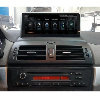 Pre BMW X3 E83 2004 2005 2006 2007 2008 2009 2010 Idrive Android autorádia GPS Navigácie AUX Stereo Multimediálny Dotykový Displej