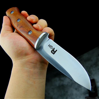 Japonský zrkadlo svetlo vysokej kvality 9CR18Mov taktický nôž vonkajšie lovecký nôž vonkajší obranný ostré camping nôž