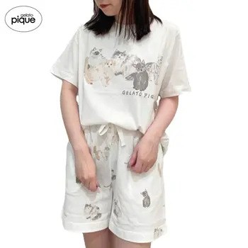 Izba Nosenie Gelato Pique Kawaii Mačka Šortky Nastaviť Oblečenie Pre Voľný Čas Sukne Sleepwear Pajama Plavky