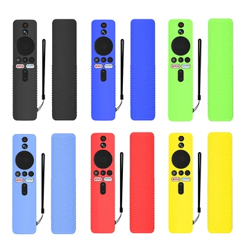 Silikónové Diaľkové Ovládanie Kryt pre Xiao Mi TV Stick 4K 2022 Diaľkové Ochranné puzdro Anti-Slip Shockproof Chránič Kryt
