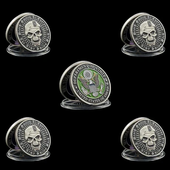 5 KS Lebky Medaily Pamätné Mince Výzvou USA Vojenských Špeciálnych jednotiek Hodnota Mince Zber