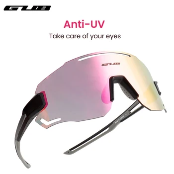 GUB Cyklistické Okuliare Polarizované & Photochromic Muži Ženy Cyklistické Okuliare Okuliare UV400 Ochrana Vonkajšie Športové slnečné Okuliare