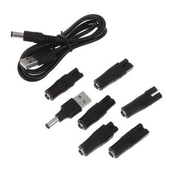 8pcs/Set Kábel Napájania 5V Náhradné Nabíjačky USB Adaptér pre Všetky Druhy strojčekov na strihanie Vlasov