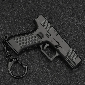 Miniatúrne Taktické Pištole Tvar Keychain G-45 Zbraň Model prívesok na Taška Prívesok Ornament Darček