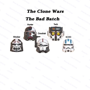 Clone Wars Zlé Dávky Troopers Hunter Krížik Tech Odťahová Echo Stavebné Bloky, Tehla Hviezda Akčných Obrázok Wars Hračka Dieťa