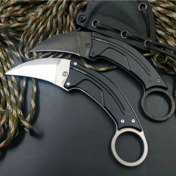 Ext K-Talon 006 Rovný Nôž Karambit D2 Čepeľ a Leteckého Hliníka, Rukoväť Taktické Vreckové Nože EDC Nôž