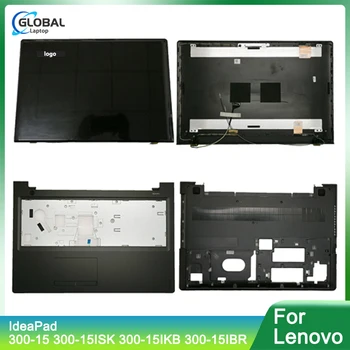 Nový Notebook od spoločnosti Lenovo IdeaPad 300-15 300-15ISK 300-15IKB 300-15IBR LCD Zadný Kryt/opierka Dlaní Hornej/Dolnej Prípade, 15.6 palce Čierna