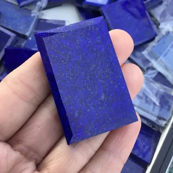 Vysoká Kvalita Lapis Lazuli Obdĺžnik Bezpečné Námestie Prírodné Suroviny Minerálnych Vzoriek Použiť Ako Prívesok Dekorácie