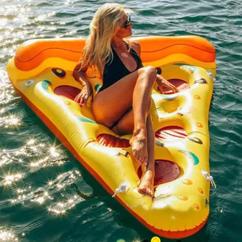 180 cm Nafukovacie Obrie Plávanie Kruhu Pizza Bazén Float Plavecký Krúžok pre Dospelých Nafukovacie Vzduchu Postele Matrace Boia Piscina