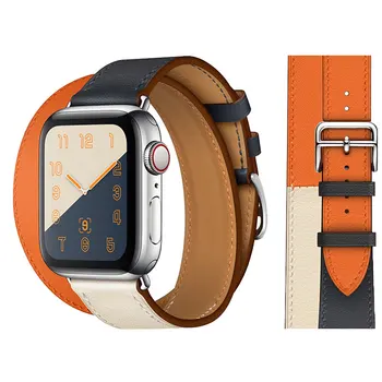 Originálne Kožené pútko Pre Apple hodinky kapela 44 mm 40 mm 42mm 38mm correa zápästie watchband pás náramok pre iWatch série 6 3 4 5 se