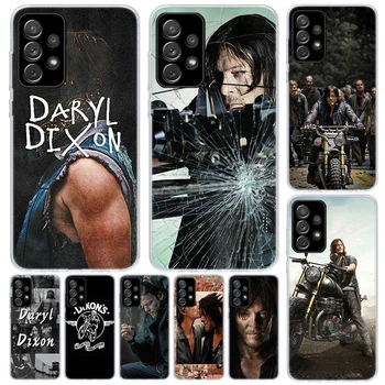 Walking Dead Daryl Dixon Kryt Pre Samsung Galaxy A52 A53 A12 A13 A72 A73 Telefón Prípade A22 A23 A32 A33 A02S A03S A42 5G Tlač