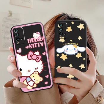 Hello Kitty Cartoon Telefón puzdro Pre Xiao Redmi 8 8A Poznámka 8 2021 8 8T Pro ShockProof Carcasa Unisex Ochranný Coque Originál
