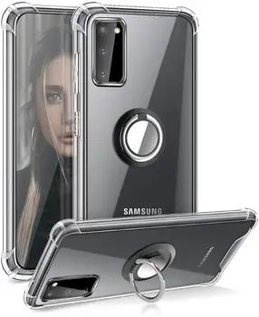 Pre Samsung Galaxy A32 5G 6.5 obal Pre Samsung Galaxy A32 A52 A72 M62 F62 Prípade Shockproof Mäkký Krúžok obal Pre Samsung Galaxy M51