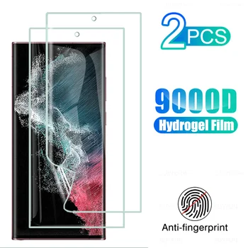2 KS Hydrogel Fólia Pre Samsung Galaxy S22 Ultra 5G Screen Protector Samsung S22Ultra S22 Plus + Ochranný Film Nie Sklo